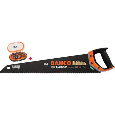 Bahco Superior 2600 handzaag met 31 delig bitset 550mm