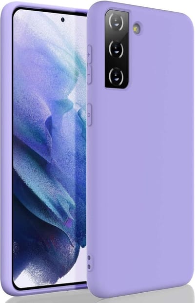 HB Hoesje Geschikt voor Samsung Galaxy S21 Plus - Paars - Siliconen Back Cover