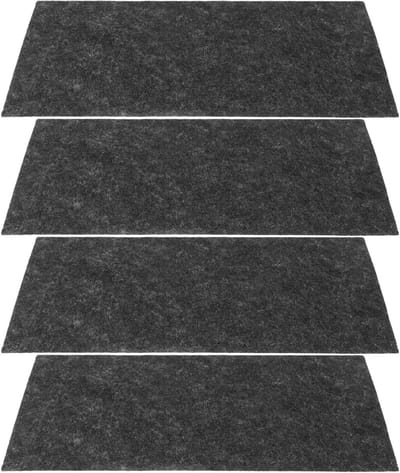 Nano Doek - Krassenverwijderaar - Autolak Herstellen - Veilig Materiaal - 4 Stuks - Grijs