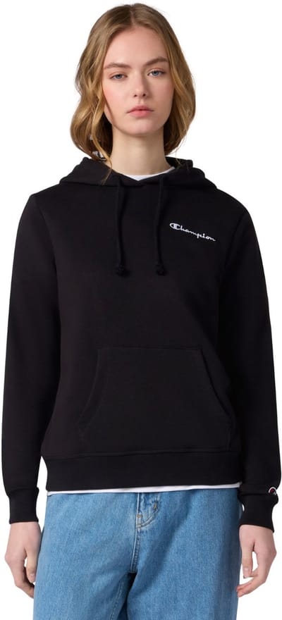 Champion Sweater Dames Hoodie Sweatshirt Zwart - Maat L