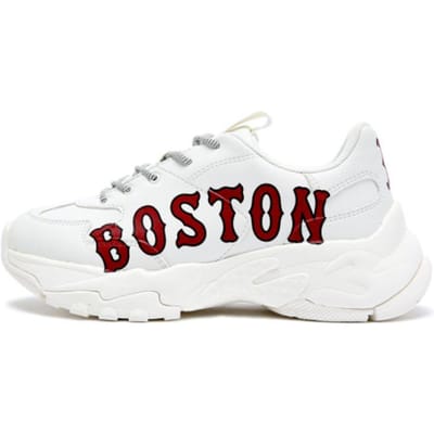 MLB Big Ball Chunky Cuir Synthétique Tendance Mode Sportive Absorption des Chocs Antidérapant Résistant à l'Usure Augmentation de la Hauteur Basse Chaussures Dad 32SHC2011-43I 44