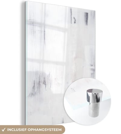 MuchoWow® Glasschilderij 120x160 cm - Schilderij acrylglas - Acrylverf - Verf - Design - Foto op glas - Schilderijen