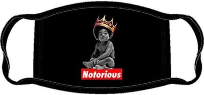 Biggie Smalls - Notorious Baby Masker - Zwart