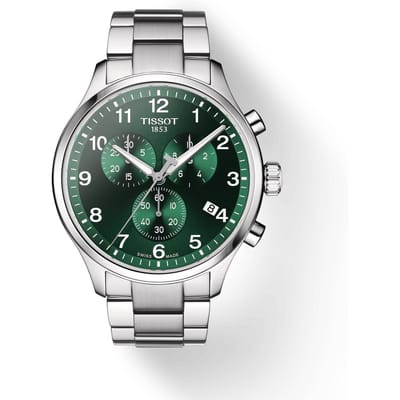 Tissot Roestvrij Staal Groene Wijzerplaat Heren Modehorloge T116.617.11.092.00 groen
