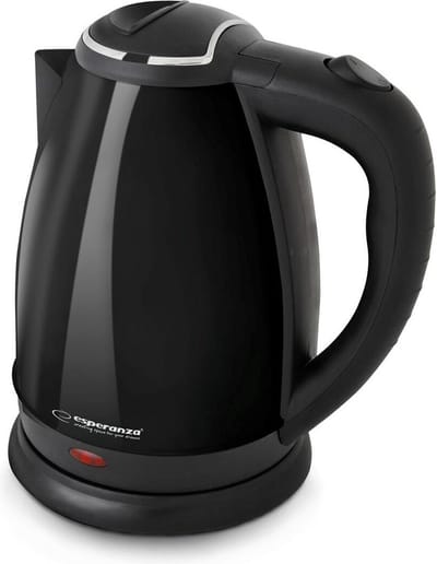 Waterkoker Esperanza EKK113K Zwart Roestvrij staal Plastic 1800 W 1,8 L