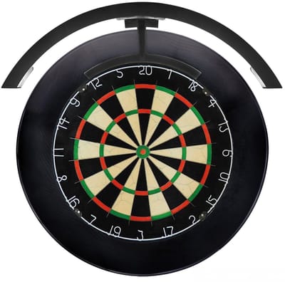 Dragon Darts Dartset Professional - Dartbord - Dartbord Verlichting 120 - Dartbord Surround Ring - Zwart