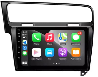 Navigatiesysteem auto met scherm - autoradio geschikt voor CarPlay en Android auto - bluetooth radio - geschikt voor Volkswagen Golf 7 2013-2020