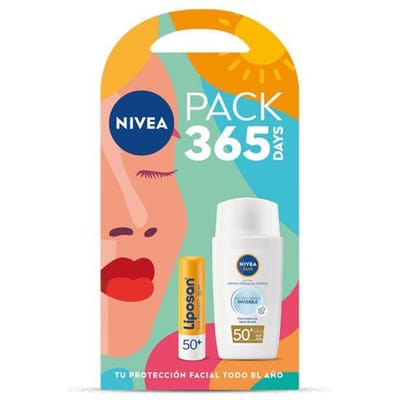 Zon Onzichtbare Dagelijkse Vloeistof Spf50 + Liposan Spf50 Pack 2 Stk 2 pz