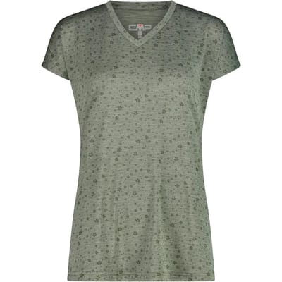 T-shirt van jersey met bloemenprint dames CMP