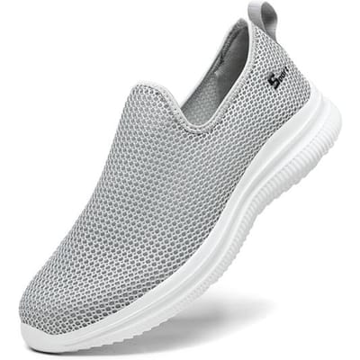 Zomer Mesh Herenschoenen Lichtgewicht Sneakers Heren Mode Casual Wandelschoenen Ademende Heren Loafers 39 white