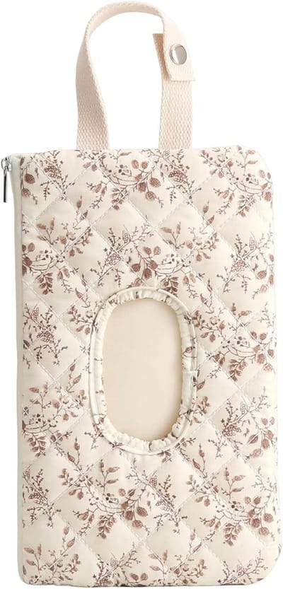 Draagbare Doekjes Tas - Luier Organizer - Babybenodigdheden Meenemen - Waterdicht Ontwerp - 18.9 x 12.8 cm - Meerkleurig