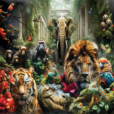 Clementoni - Puzzel - 1000 Stukjes - Mystic Jungle - Puzzel Voor Volwassenen - High Quality Collection