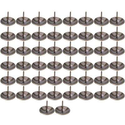 Lot de 50 clous épais pour tapisserie, punaises décoratives à tête ronde