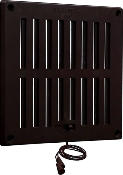 Air Control Rooster Kunststof - 160 x 160 mm - Bruin
