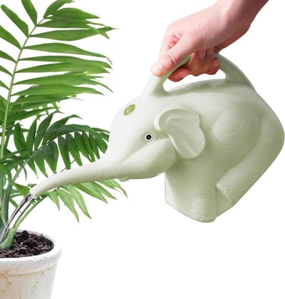 Leuke gieter - Decoratieve planten water - Planten water geven - Leuk olifant design - 15x27x15 cm - Groen
