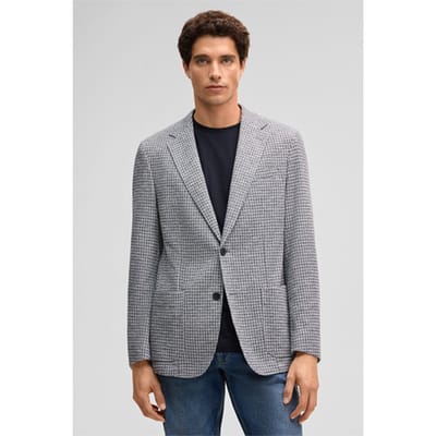 Colbert Acon, marineblauw met patroon