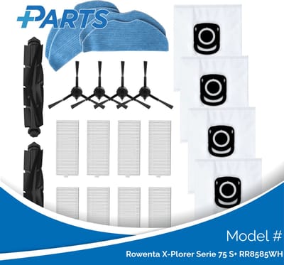 Rowenta X-Plorer Serie 75 S+ RR8585WH Onderhoudsset (Plus.Parts® alternatief voor ZR185002)