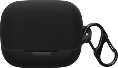 kwmobile cover voor oordopjes case - geschikt voor Anker Soundcore K20i - Trendy beschermhoes draadloze oordopjes in zwart