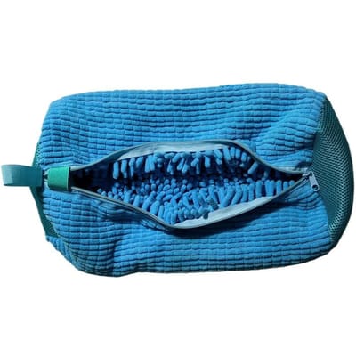 Sac de lavage de chaussures pour machine à laver, sac à linge pour chaussures, garde les chaussures propres, sac de lavage réutilisable pour laveuse et sécheuse pour la maison, l'hôtel blue