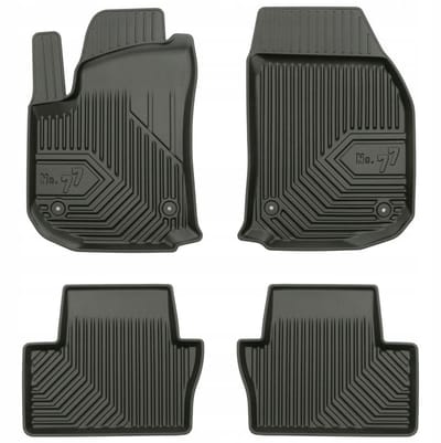 FROGUM 77 Automatten - Geschikt voor OPEL ZAFIRA B (2005-2014) - TPE Rubber - Zwart