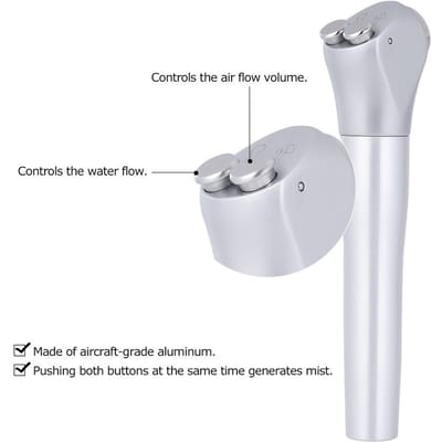 Seringue Triple Air-Eau Dentaire 3 Voies avec 2 Embouts Instruments Dentaires