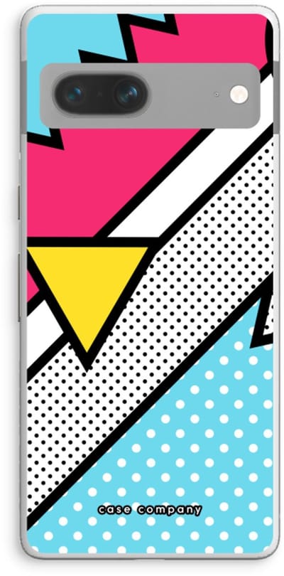 Case Company® - Hoesje geschikt voor Google Pixel 7 hoesje - Pop Art #3 - Soft Cover Telefoonhoesje - Bescherming aan alle Kanten en Schermrand