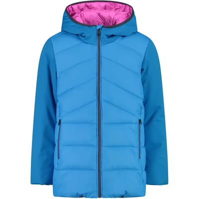 Lange meisjesjas met capuchon CMP