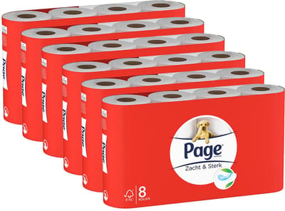Page Toiletpapier Zacht & Sterk 48 rollen