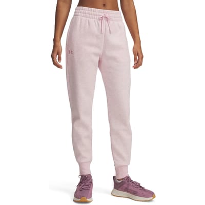 Under Armour UA Rival Fleece Jogger Dames Sportbroek - Roze
