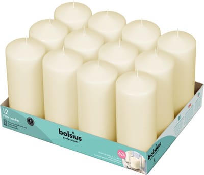 Bolsius - Horeca stompkaars - 170/68 - 12 stuks per verpakking - Ivoor
