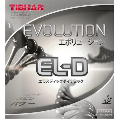 Tibhar - Evolution EL-D - Rood - 2.1 - Tafeltennis Rubbers