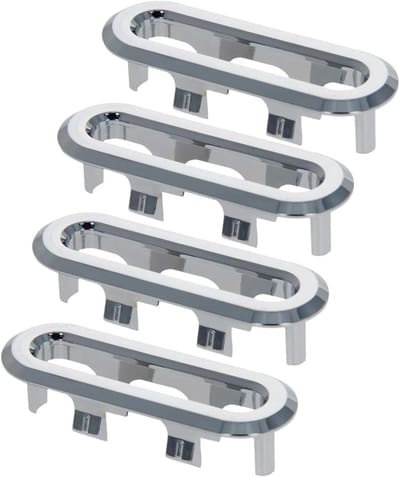 Overloop Covers - Wastafel Trim - Badkamer Keuken - Eenvoudige Installatie - 47-48mm Diafragma - Zilverkleurig