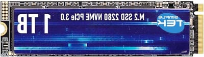 SSD M.2 NVME - Interne Harde Schijf - Snelle Data Opslag - Geavanceerd Warmteafvoer Ontwerp - 1TB - Zwart