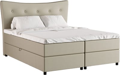 Tweeperoonsbed Nevada 160 x 200 cm tweepersoons met hoogwaardige Bonell-matras en topper