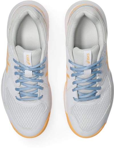 ASICS Gel-Dedicate 8 Padel - Padelschoenen - 37.5 - White/Orange Glow / Wit Oranje - Padel - Court