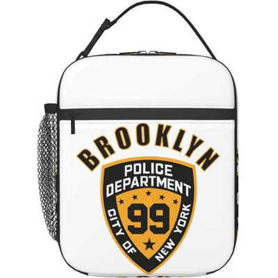 Brooklyn Nine Nine - 99e Politiebureau Mok Geïsoleerde Lunchtas voor Vrouwen Kinderen Draagbare Voedseldozen Thermische Lunchbox Tote One Size