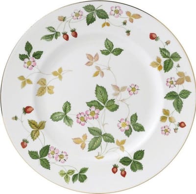Wedgwood Wild Strawberry Dinerbord 27 cm ( zonder goudrandje )