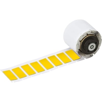 Brady M6-02-7593-YL gelamineerde polyester labels geel | 27 mm x 12,45 mm (origineel)