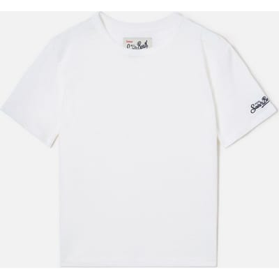 T-shirt alex in linnen baby wit