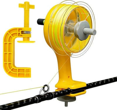 Lijnspoeler - Haspel Oplader - Efficiënt Spoelen - Anti-verdraaiing Klem - 14.5x7.5cm