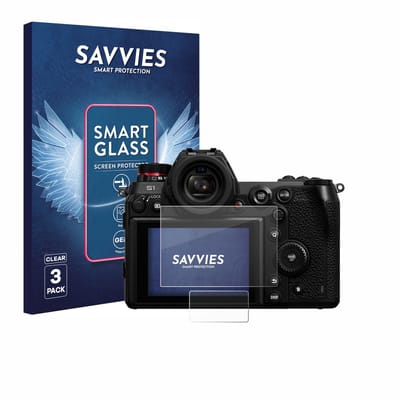 3 Stuks Savvies Screenprotector - geschikt voor Panasonic Lumix DC-S1 / Panasonic Lumix DC-S1R - beschermfolie glas transparant
