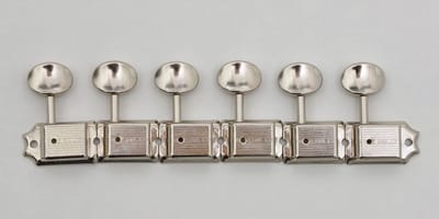 Kluson Vintage Kluson deluxe, nikkel single line, by Gotoh - Stemmechaniek voor gitaar