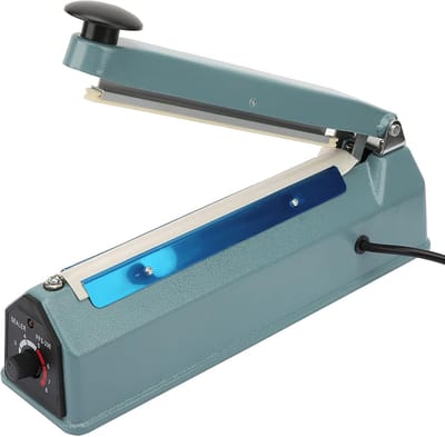 8In Metalen Warmte Afdichting Impuls, Macchina Termosaldatrice Professionale Handmatige Sealer Machine Dichter Zak Verpakking Tool Kit Eu Plug 220V
