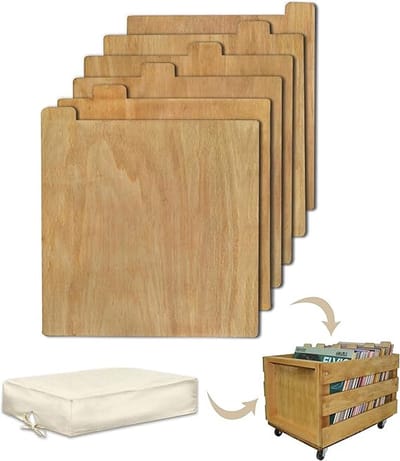 Lexium LP Opbergsysteem - Vinyl Opberg Systeem – LP houde - LP Kast - Platenrek – LP Rek – Platenhouder - Vinyl Rek