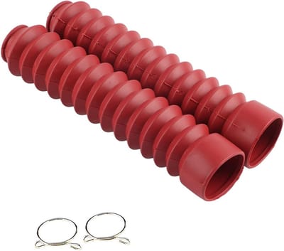 Rubber Motorfiets Voorvork Gaiters - Stofdichte Voorvorkhoezen, 205 x 42mm, Geschikt voor Diverse Motoren