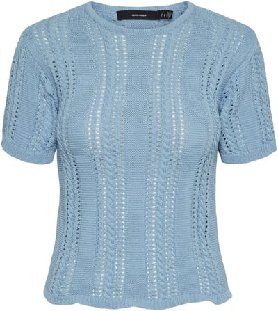 VERO MODA - VMNORA SS O-NECK TOP POP - Dames - Gebreide truien