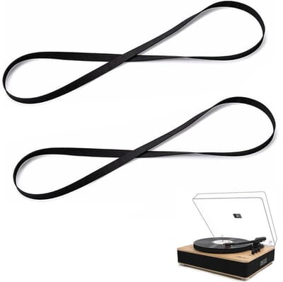 Riem snaar - 2 stuks - 270mm - Breedte 5,2 mm - Compatibel met draaitafels met riemaandrijving - Vervangingsriem voor vintage vinylplatenspeler - voor de meeste draaitafels