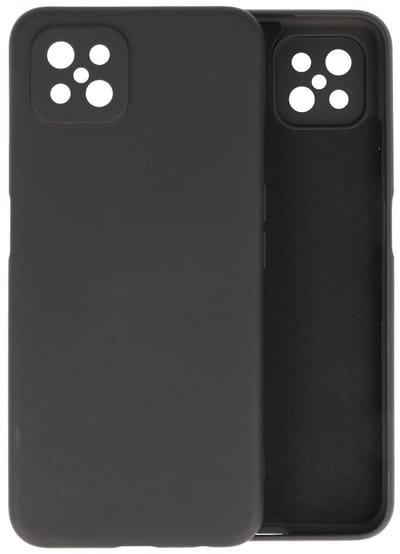 Hoesje Geschikt voor de Oppo Reno 4 Z & Oppo A92s - Fashion Color Backcover Telefoonhoesje - Zwart
