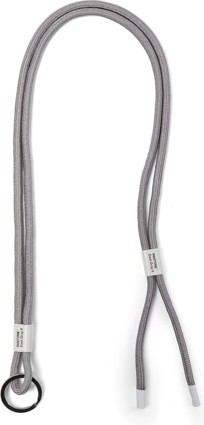 Copenhagen Design - Sleutelhanger Verstelbaar - Cool Gray 9 - Nylon - Grijs