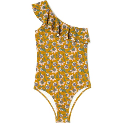 Louise Misha Bathing Suit Copacabana Cinnamon Flowers Size: XS | One-Pieces Outlet | Dames | Bruin